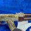 In Koltsovo, a passenger was found with a gold-plated Kalashnikov assault rifle