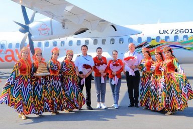 A new low-cost airline has started flights in Uzbekistan