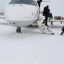 Passenger liner rolled off the runway at Murmansk airport